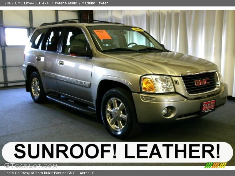 Pewter Metallic / Medium Pewter 2002 GMC Envoy SLT 4x4