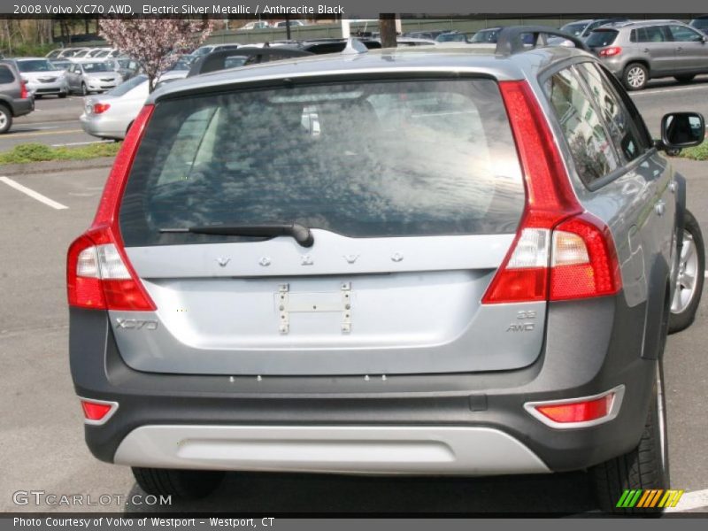 Electric Silver Metallic / Anthracite Black 2008 Volvo XC70 AWD