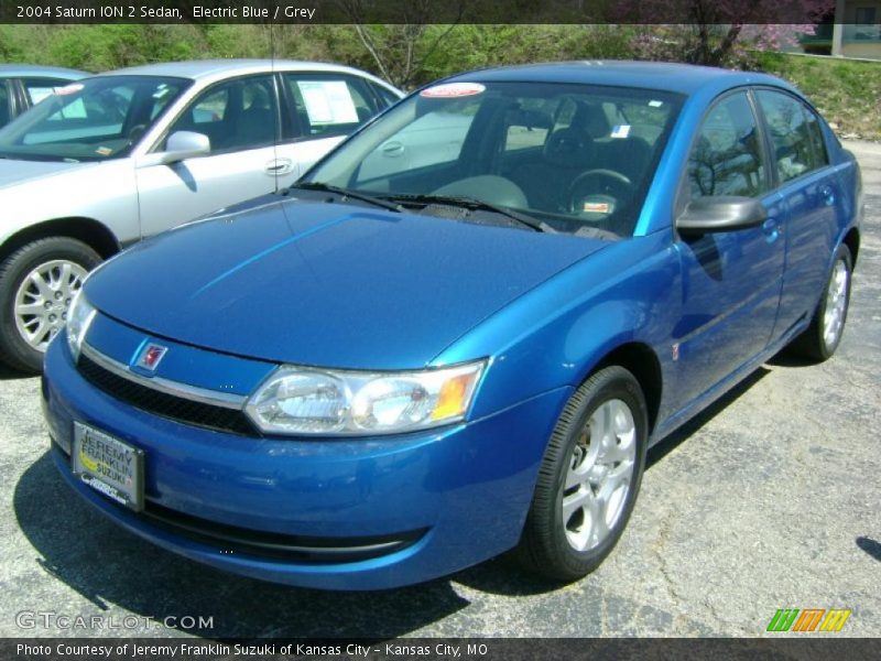 Electric Blue / Grey 2004 Saturn ION 2 Sedan