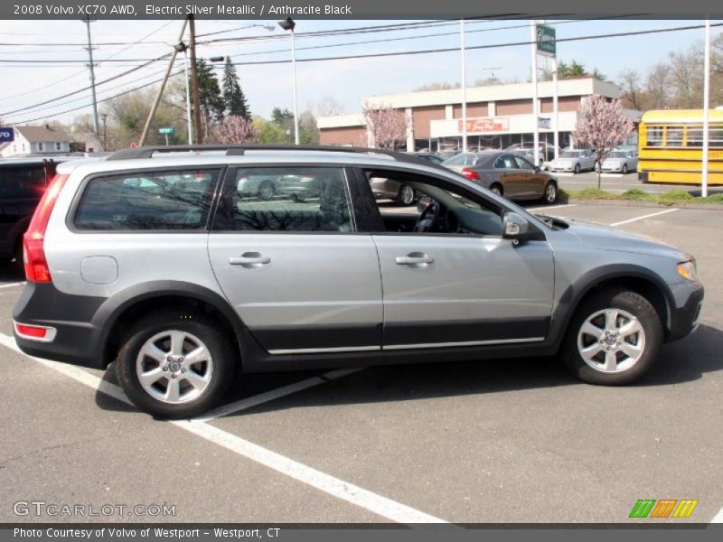 Electric Silver Metallic / Anthracite Black 2008 Volvo XC70 AWD
