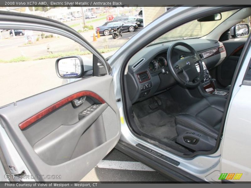 Electric Silver Metallic / Anthracite Black 2008 Volvo XC70 AWD