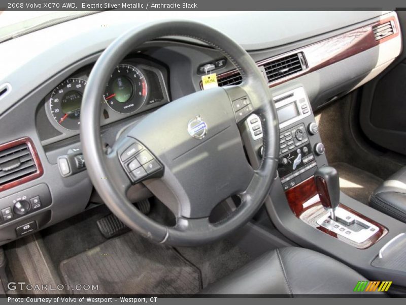 Electric Silver Metallic / Anthracite Black 2008 Volvo XC70 AWD