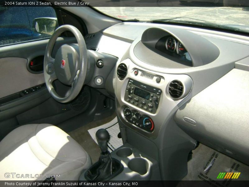 Electric Blue / Grey 2004 Saturn ION 2 Sedan