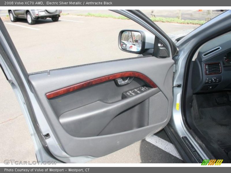 Electric Silver Metallic / Anthracite Black 2008 Volvo XC70 AWD