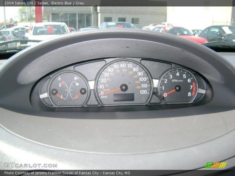 Electric Blue / Grey 2004 Saturn ION 2 Sedan