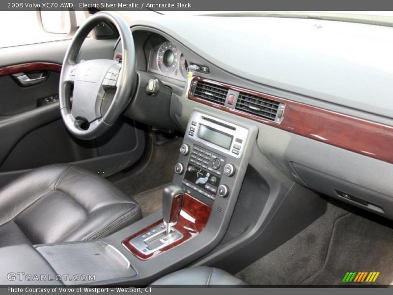 Electric Silver Metallic / Anthracite Black 2008 Volvo XC70 AWD