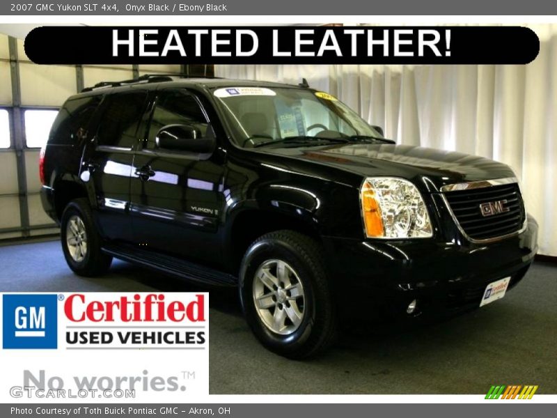 Onyx Black / Ebony Black 2007 GMC Yukon SLT 4x4