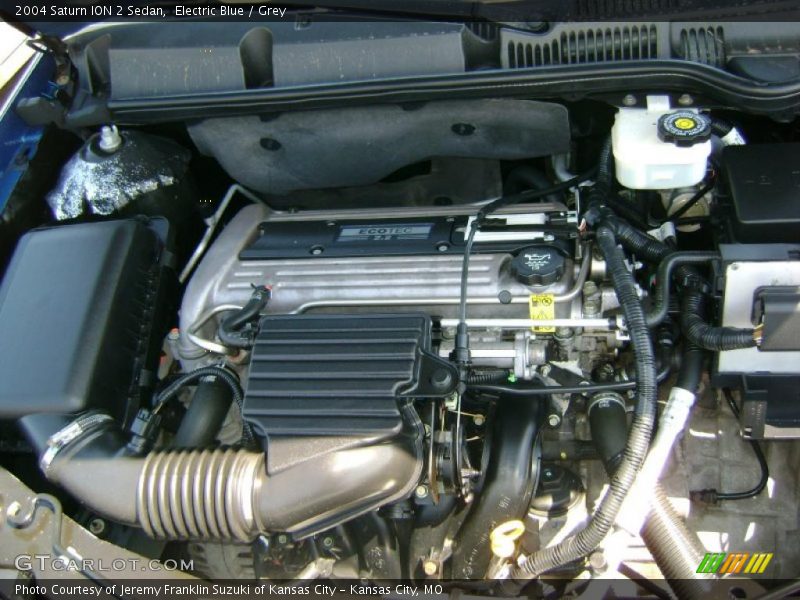 Electric Blue / Grey 2004 Saturn ION 2 Sedan