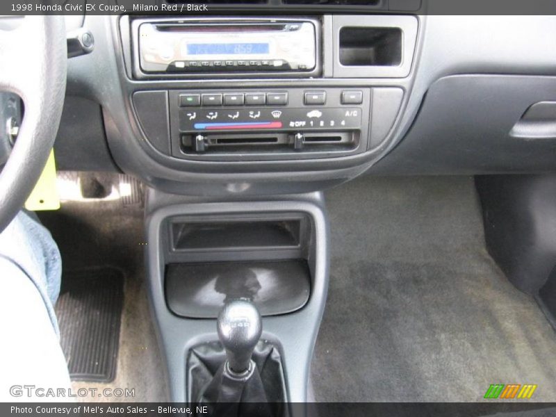 Milano Red / Black 1998 Honda Civic EX Coupe