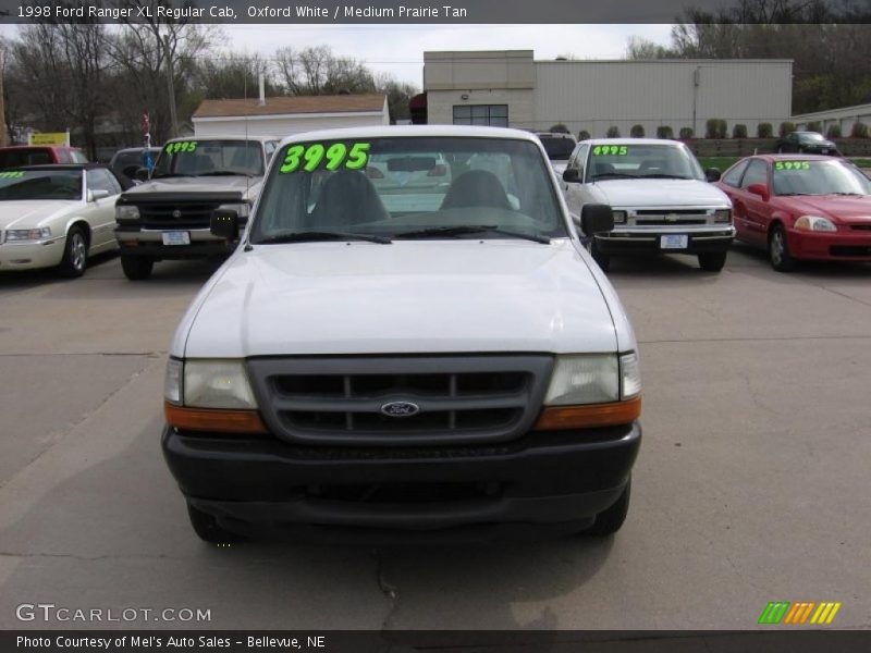 Oxford White / Medium Prairie Tan 1998 Ford Ranger XL Regular Cab