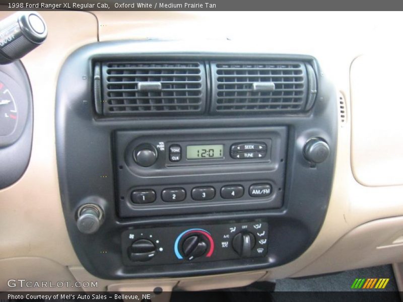 Oxford White / Medium Prairie Tan 1998 Ford Ranger XL Regular Cab