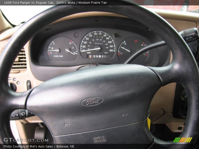 Oxford White / Medium Prairie Tan 1998 Ford Ranger XL Regular Cab