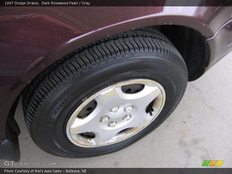 Dark Rosewood Pearl / Gray 1997 Dodge Stratus