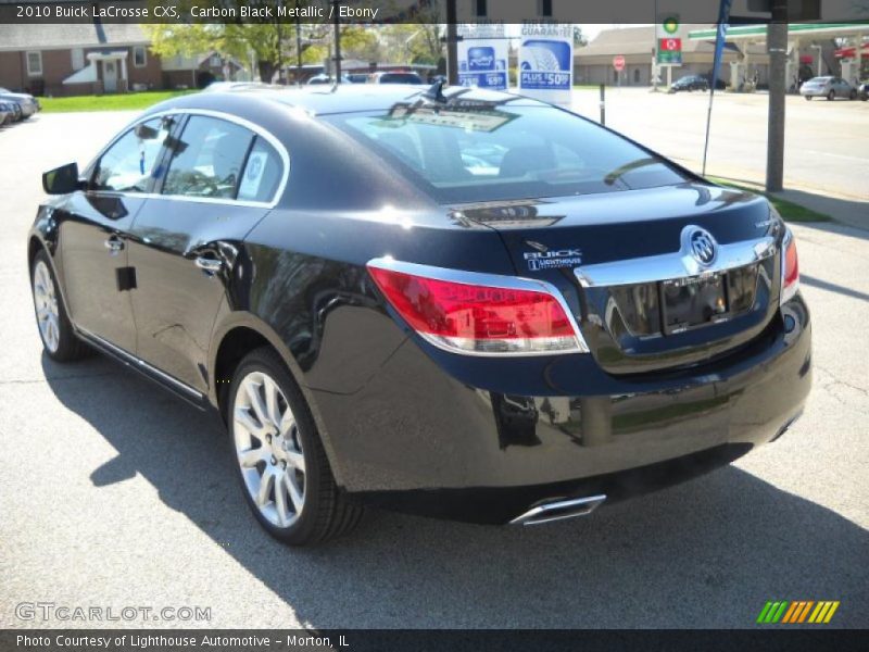 Carbon Black Metallic / Ebony 2010 Buick LaCrosse CXS