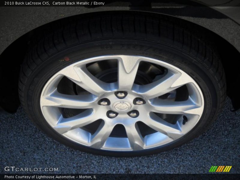 Carbon Black Metallic / Ebony 2010 Buick LaCrosse CXS