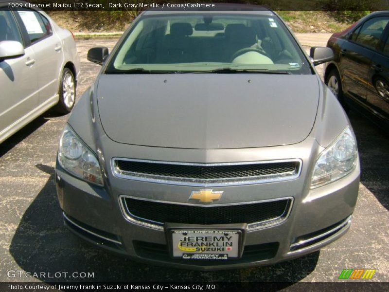 Dark Gray Metallic / Cocoa/Cashmere 2009 Chevrolet Malibu LTZ Sedan