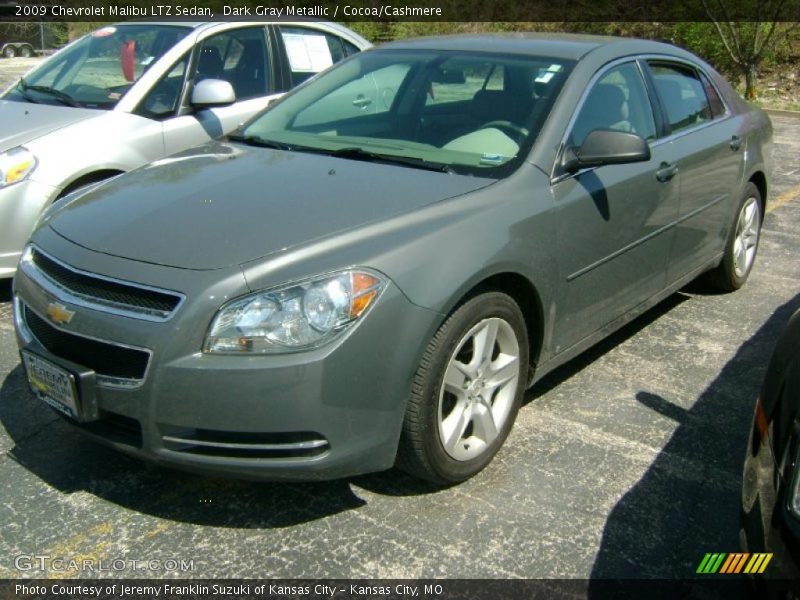 Dark Gray Metallic / Cocoa/Cashmere 2009 Chevrolet Malibu LTZ Sedan