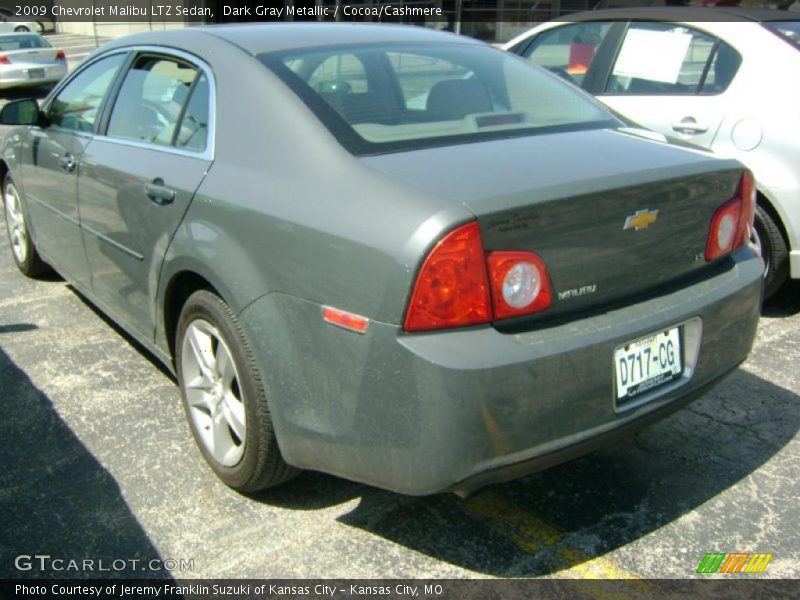 Dark Gray Metallic / Cocoa/Cashmere 2009 Chevrolet Malibu LTZ Sedan