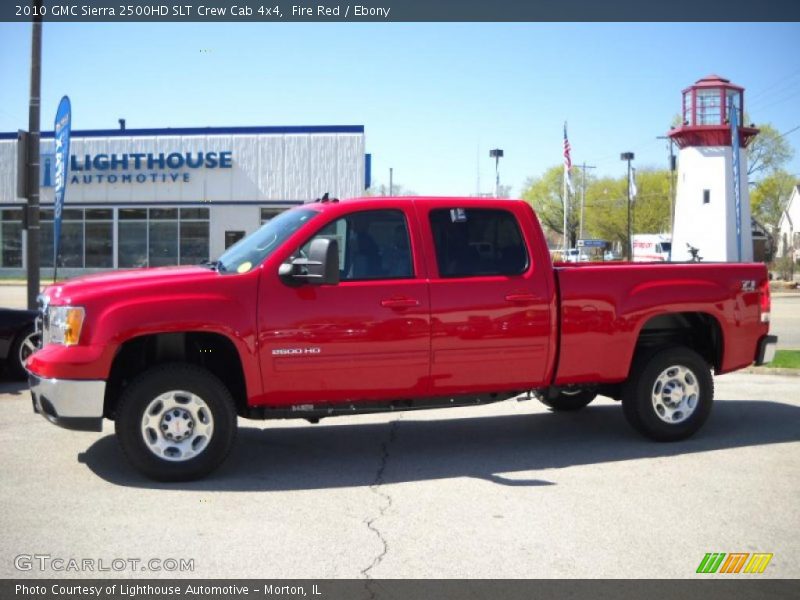 Fire Red / Ebony 2010 GMC Sierra 2500HD SLT Crew Cab 4x4