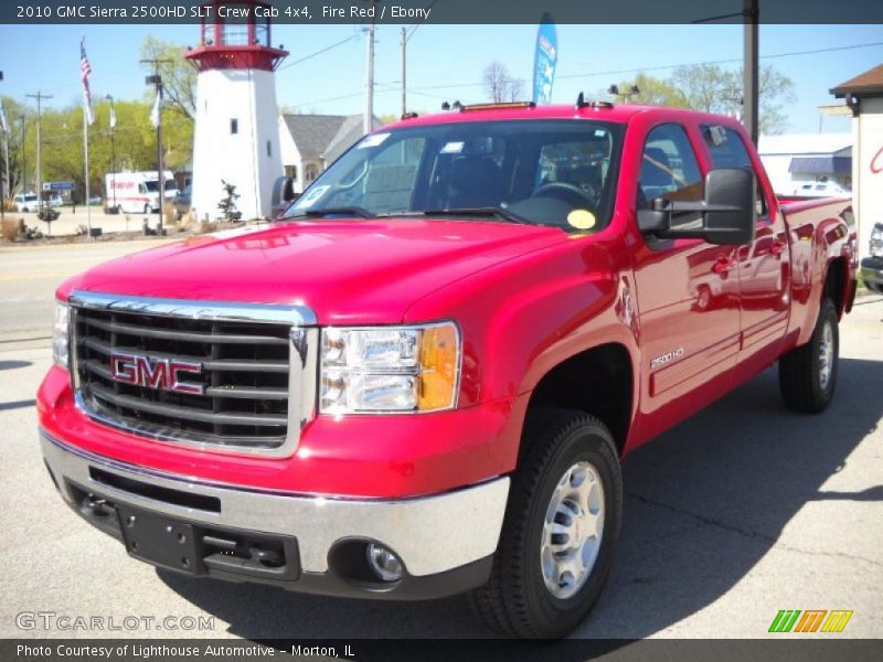 Fire Red / Ebony 2010 GMC Sierra 2500HD SLT Crew Cab 4x4