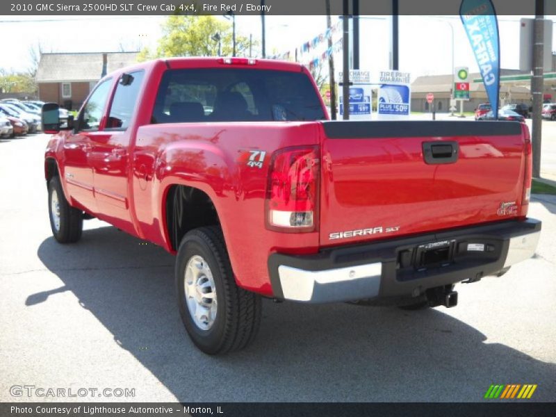 Fire Red / Ebony 2010 GMC Sierra 2500HD SLT Crew Cab 4x4