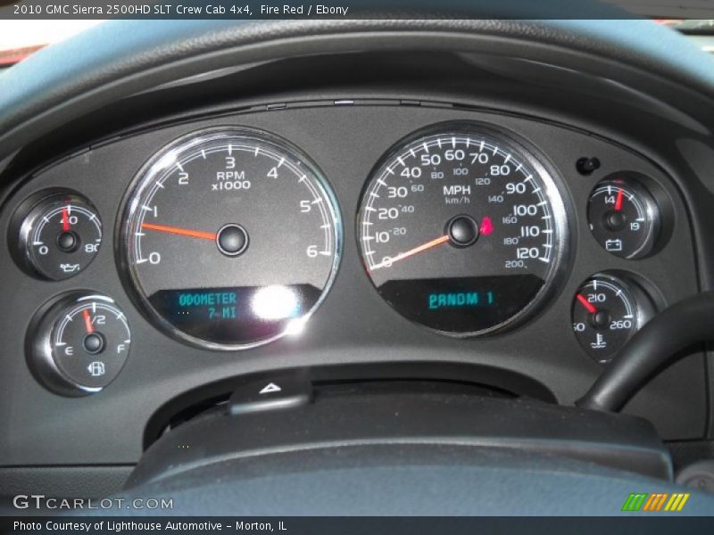 Fire Red / Ebony 2010 GMC Sierra 2500HD SLT Crew Cab 4x4