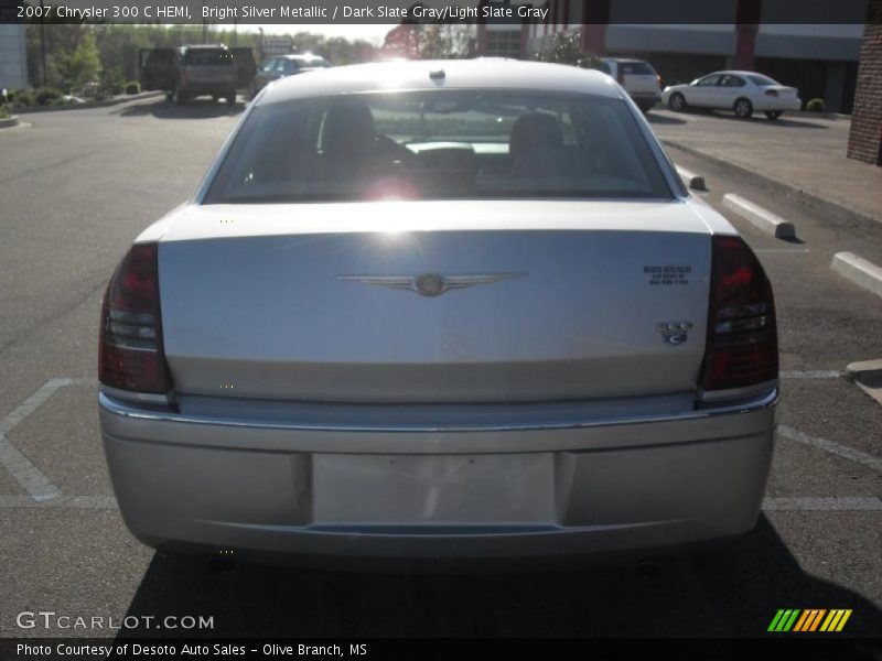 Bright Silver Metallic / Dark Slate Gray/Light Slate Gray 2007 Chrysler 300 C HEMI