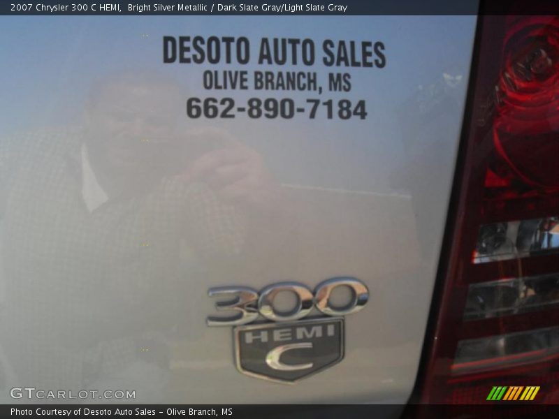 Bright Silver Metallic / Dark Slate Gray/Light Slate Gray 2007 Chrysler 300 C HEMI