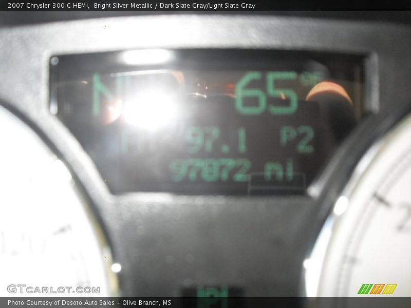 Bright Silver Metallic / Dark Slate Gray/Light Slate Gray 2007 Chrysler 300 C HEMI