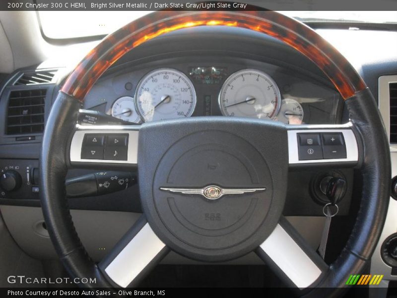 Bright Silver Metallic / Dark Slate Gray/Light Slate Gray 2007 Chrysler 300 C HEMI