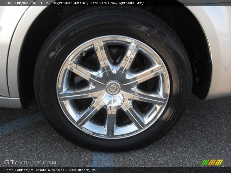 Bright Silver Metallic / Dark Slate Gray/Light Slate Gray 2007 Chrysler 300 C HEMI