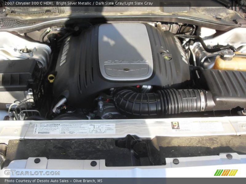 Bright Silver Metallic / Dark Slate Gray/Light Slate Gray 2007 Chrysler 300 C HEMI