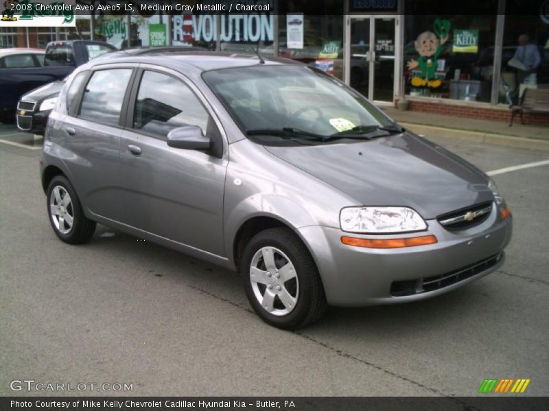 Medium Gray Metallic / Charcoal 2008 Chevrolet Aveo Aveo5 LS