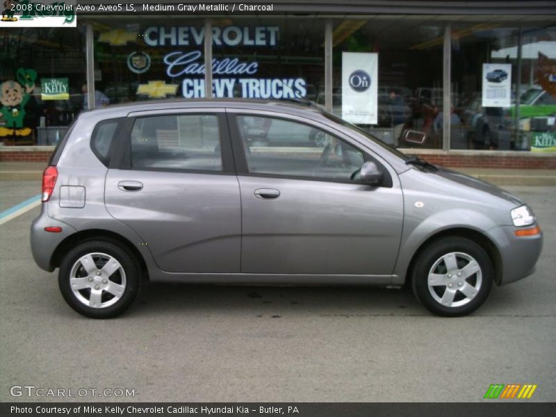 Medium Gray Metallic / Charcoal 2008 Chevrolet Aveo Aveo5 LS