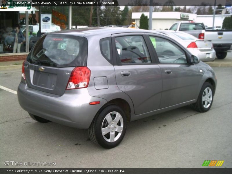 Medium Gray Metallic / Charcoal 2008 Chevrolet Aveo Aveo5 LS