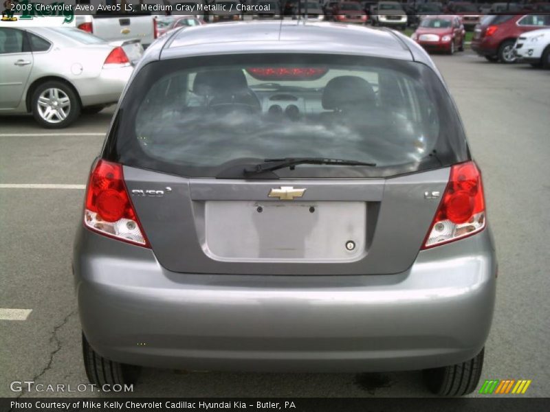 Medium Gray Metallic / Charcoal 2008 Chevrolet Aveo Aveo5 LS