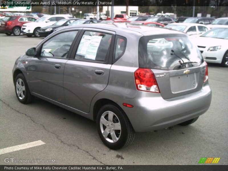 Medium Gray Metallic / Charcoal 2008 Chevrolet Aveo Aveo5 LS