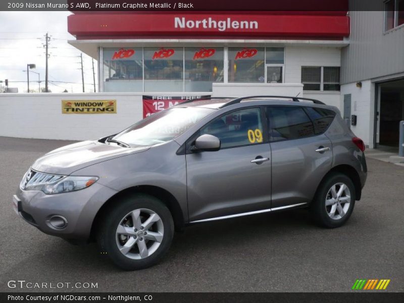 Platinum Graphite Metallic / Black 2009 Nissan Murano S AWD