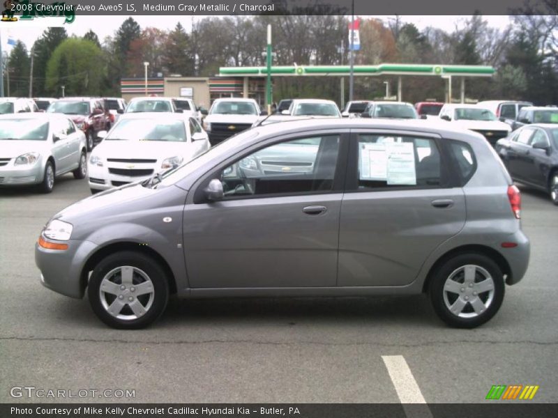 Medium Gray Metallic / Charcoal 2008 Chevrolet Aveo Aveo5 LS