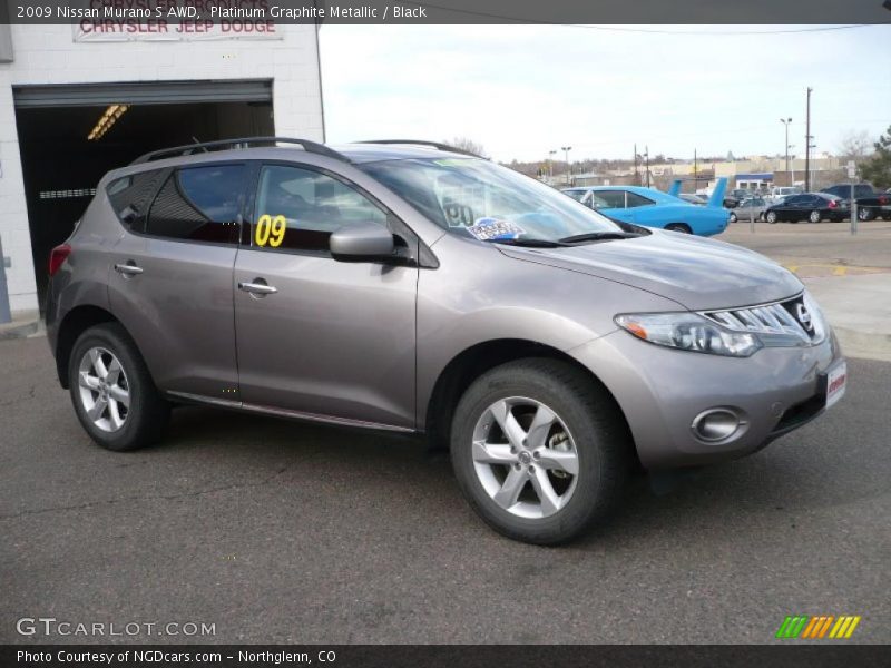 Platinum Graphite Metallic / Black 2009 Nissan Murano S AWD