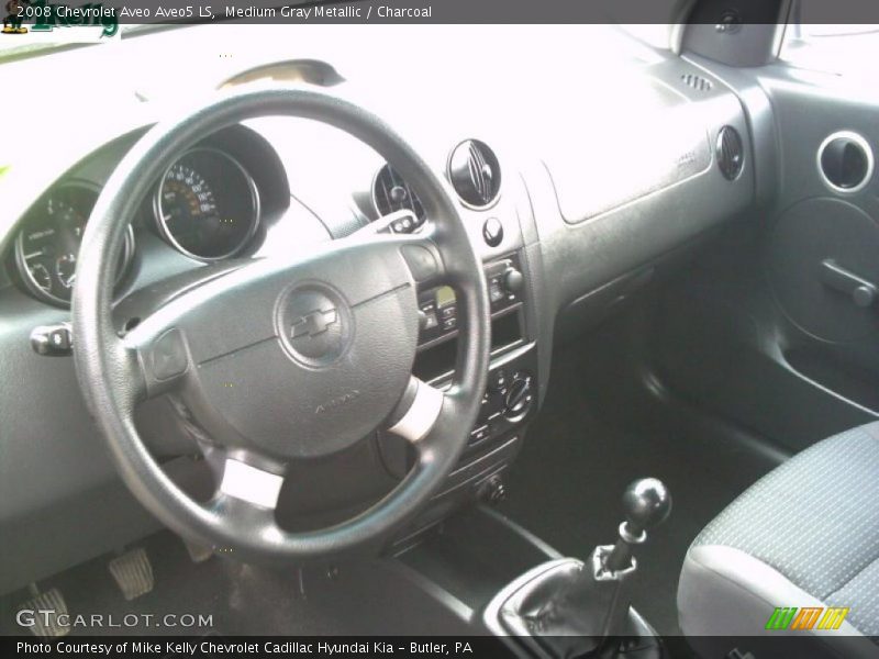Medium Gray Metallic / Charcoal 2008 Chevrolet Aveo Aveo5 LS