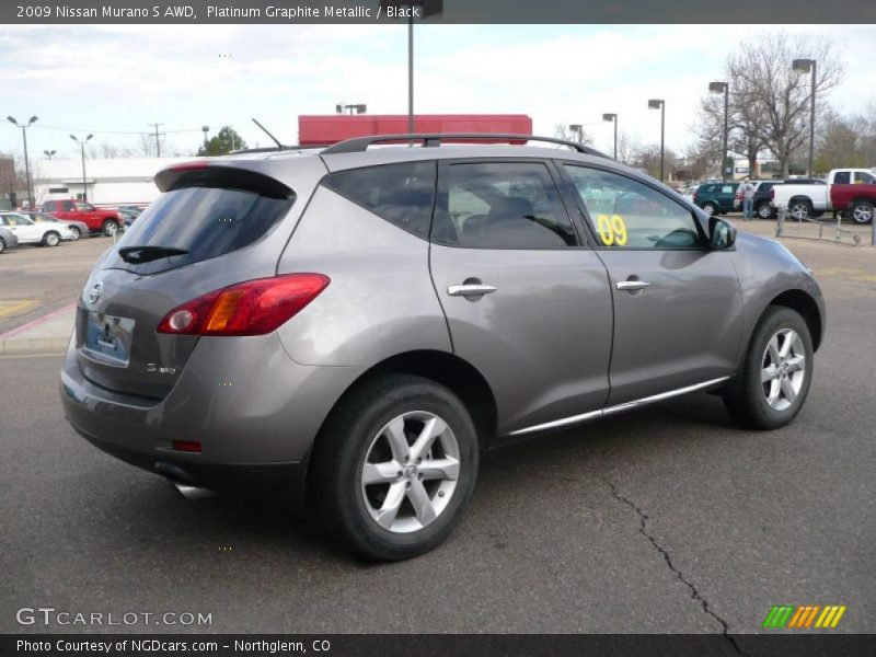 Platinum Graphite Metallic / Black 2009 Nissan Murano S AWD