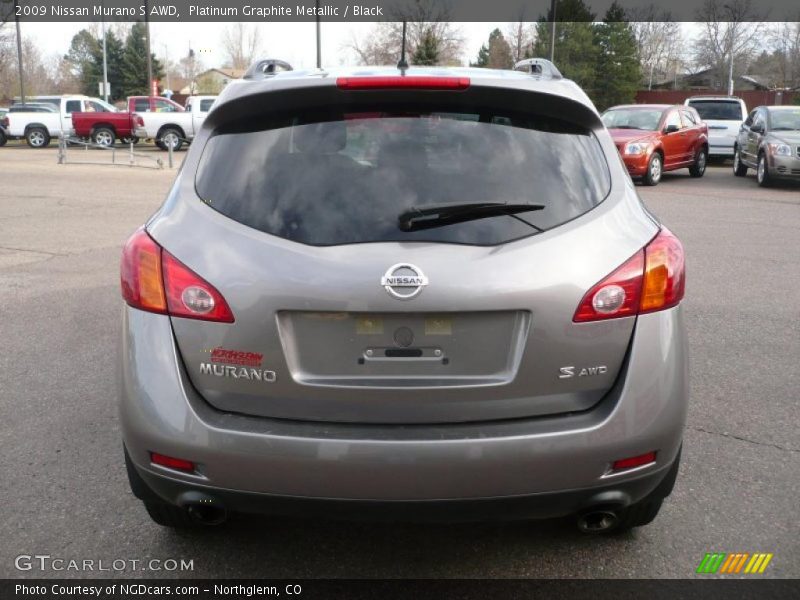 Platinum Graphite Metallic / Black 2009 Nissan Murano S AWD