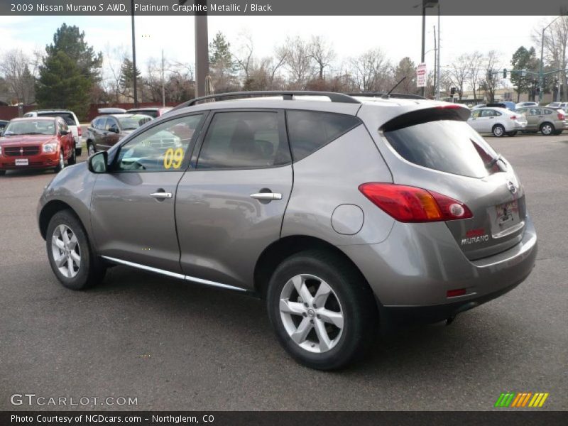 Platinum Graphite Metallic / Black 2009 Nissan Murano S AWD