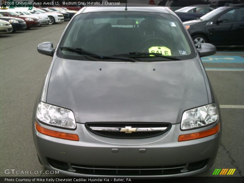 Medium Gray Metallic / Charcoal 2008 Chevrolet Aveo Aveo5 LS