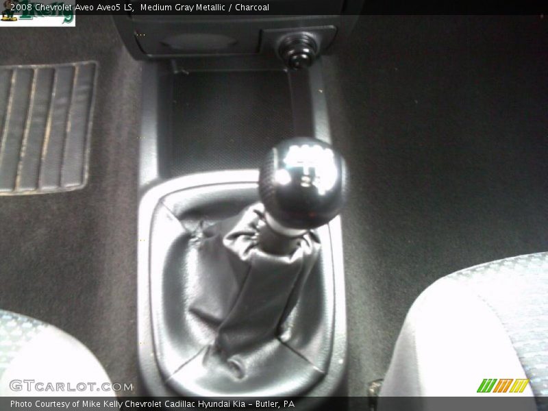 Medium Gray Metallic / Charcoal 2008 Chevrolet Aveo Aveo5 LS
