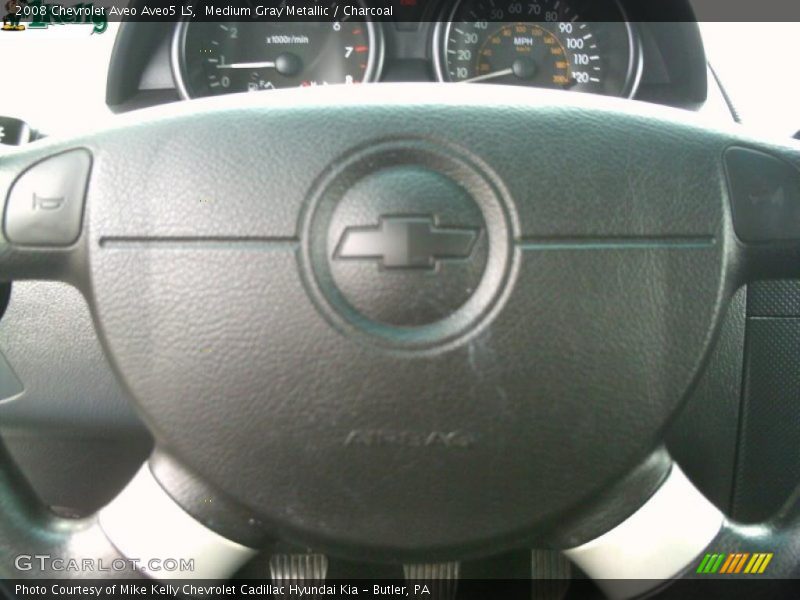 Medium Gray Metallic / Charcoal 2008 Chevrolet Aveo Aveo5 LS