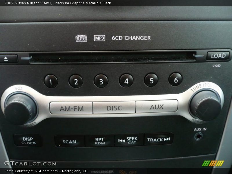 Platinum Graphite Metallic / Black 2009 Nissan Murano S AWD