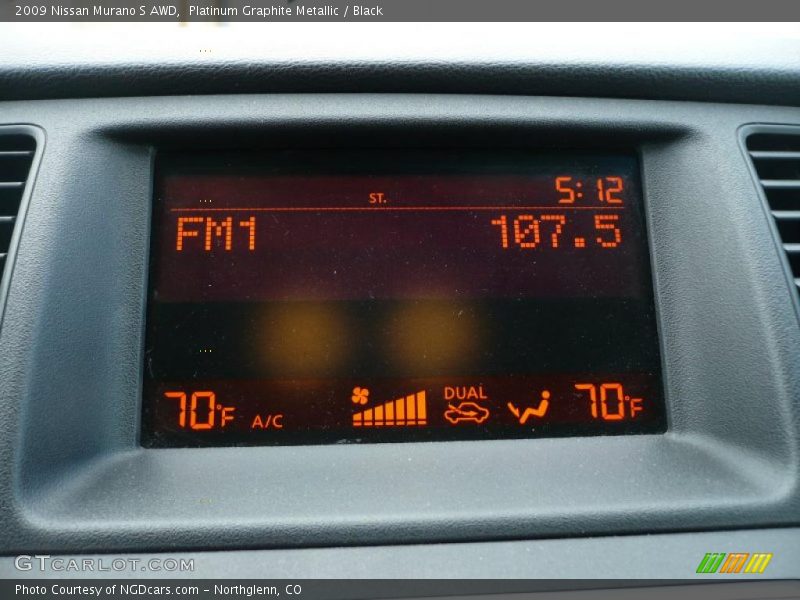 Platinum Graphite Metallic / Black 2009 Nissan Murano S AWD