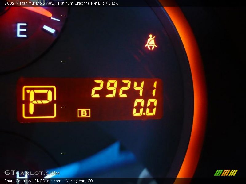 Platinum Graphite Metallic / Black 2009 Nissan Murano S AWD